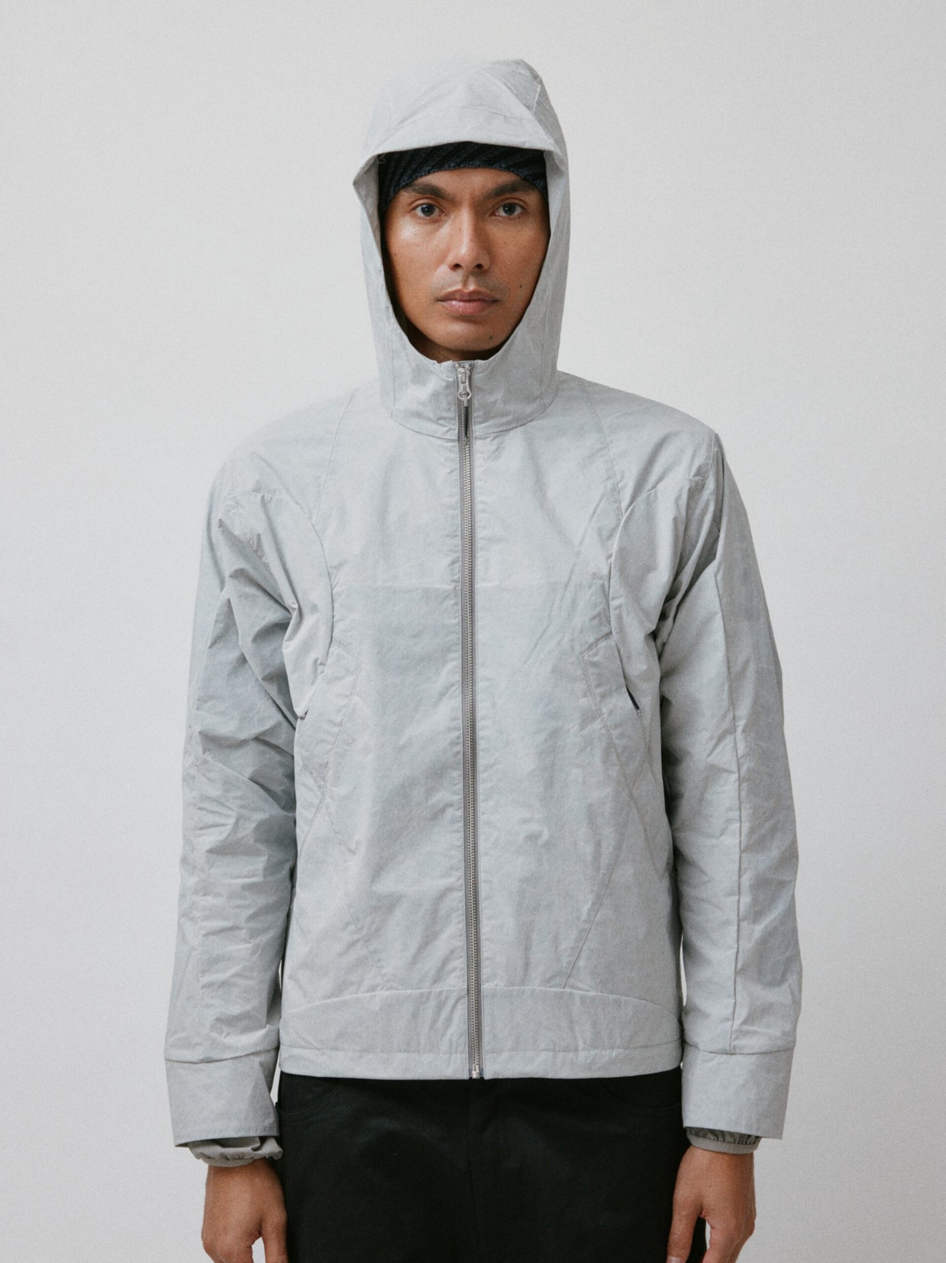 Gasket Hooded Jacket Chalk